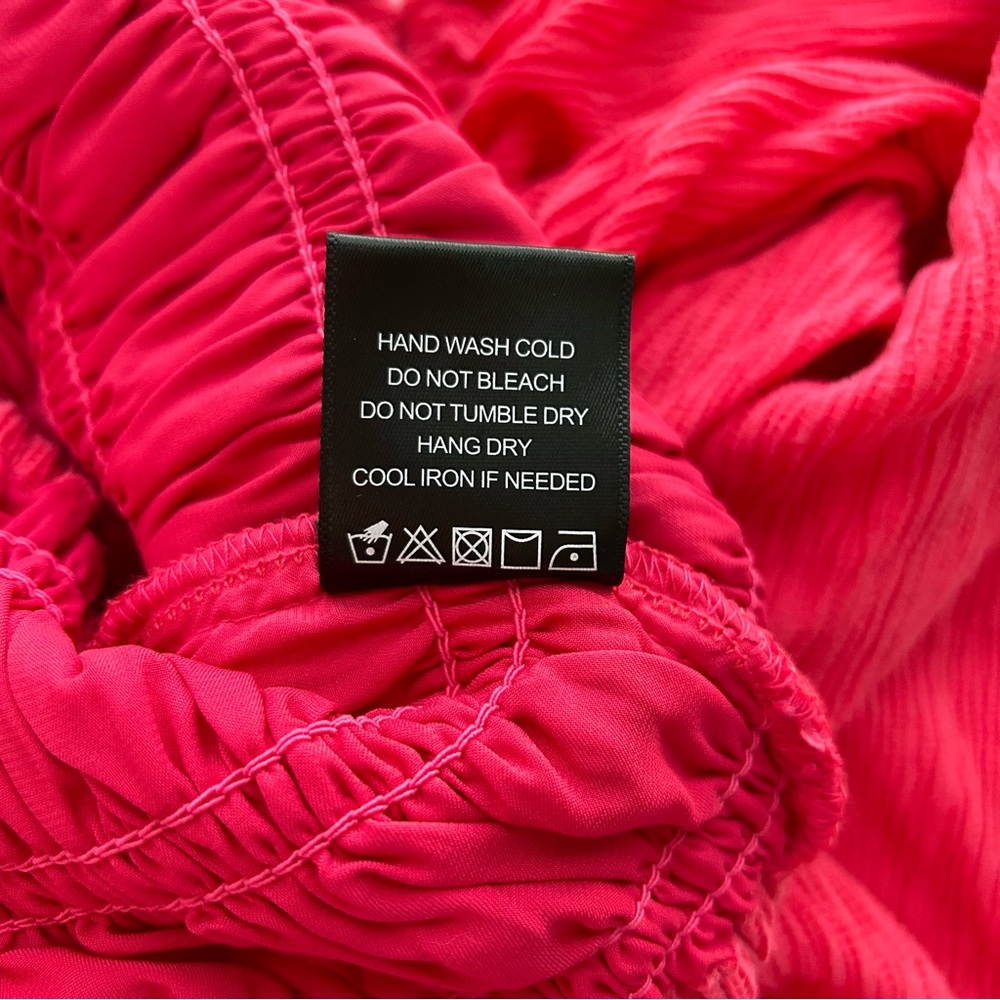 NWT House of Harlow 1960 x REVOLVE Dienna Top in Bright Pink size XL - Picture 9 of 11